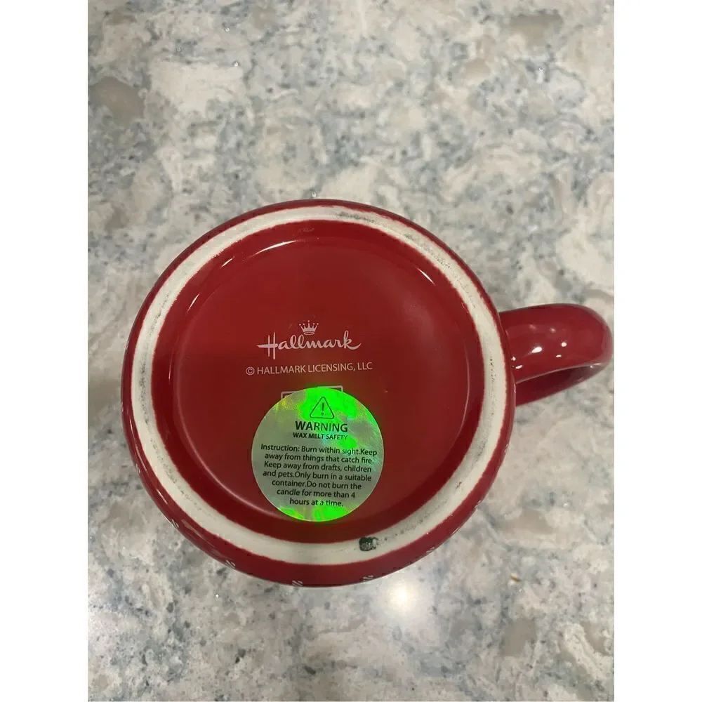 Cran-Apple Red Plaid Hallmark Mug Candle - Picture 6 of 6